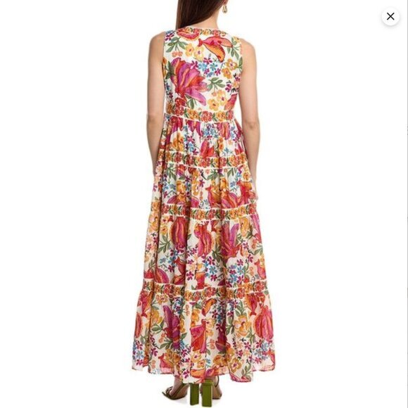 FARM Rio x Sézane Alamedee Maxi Dress, US 2 / FR 34, NWT 🇧🇷🇫🇷 - Picture 2 of 16